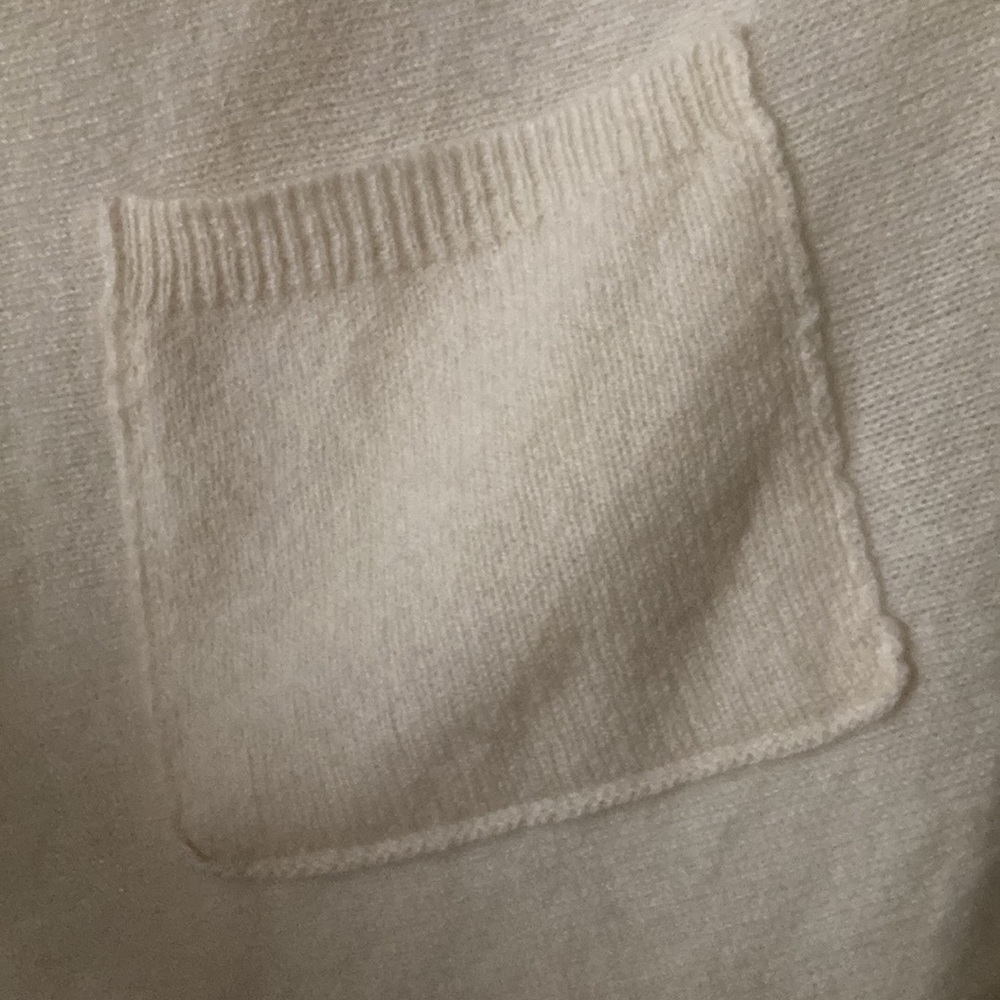 C By Bloomingdale’s Open Front Fringe Cashmere Ca… - image 4